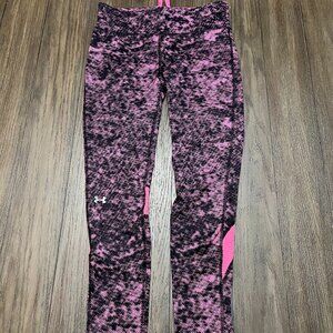 Under Armour UA Fly-By-Printed Running Leggings Sz S